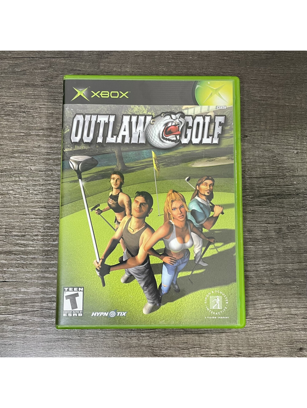 OUTLAW GOLF MICROSOFT ORIGINAL XBOX GAME 2002 CIB TESTED WORKING MANUAL INCLUDED